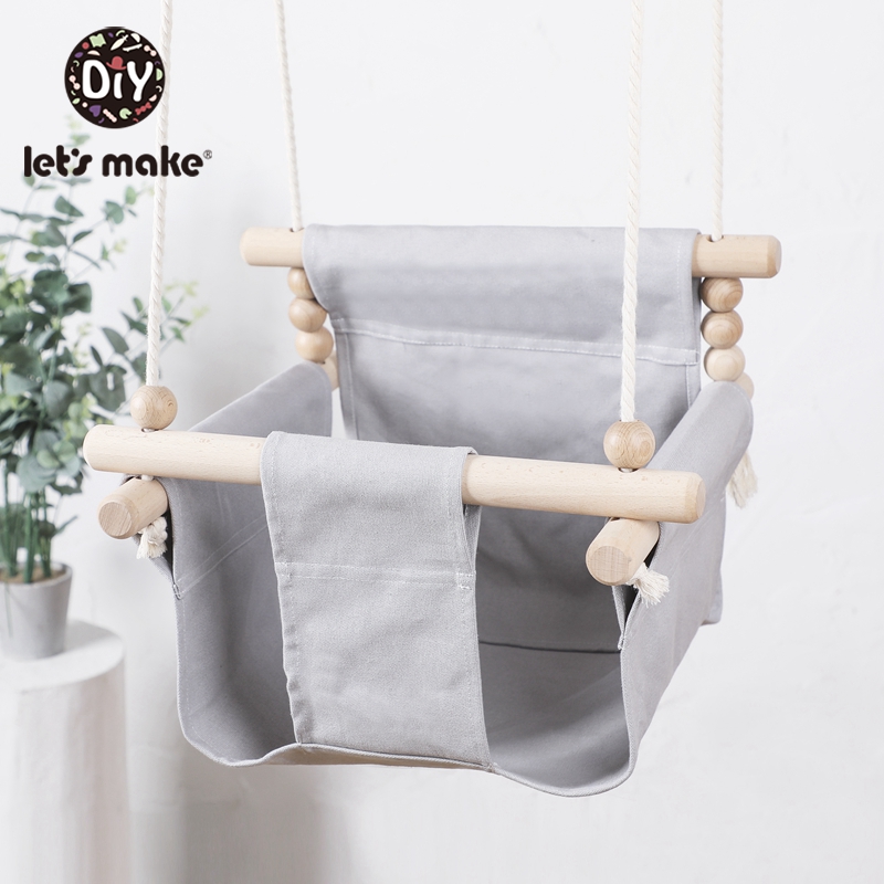 Wooden Baby Swing Hanging Swing Chair